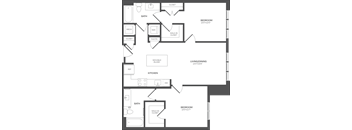a blueprint of a floor plan of a house