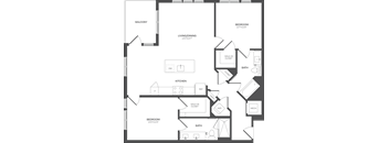 a blueprint of a floor plan of a house