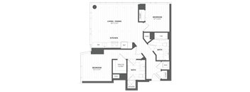 2 Bed/2 Bath-X01