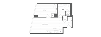 1 Bed/1 Bath-X06