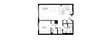 1 Bed/1 Bath-1A