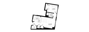 1 Bed/1 Bath-1E