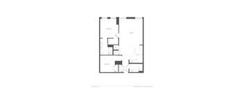 Overline Apartments 2 Bedroom, 2 Bathroom floor plan