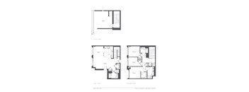 the floor plans of the apartments