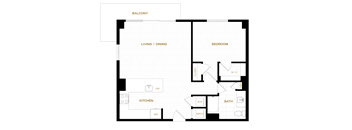 a floor plan of a bedroom apartment with a bathroom and a living room