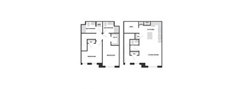 a black and white floor plan of a house
