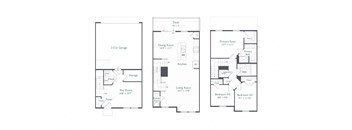 The Branch Floor Plan at The Retreat at Brandywine Crossing, Brandywine, MD