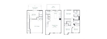 The Cheverly Floor Plan at The Retreat at Brandywine Crossing, Brandywine