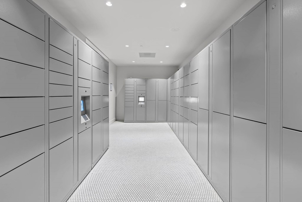Photo of package lockers