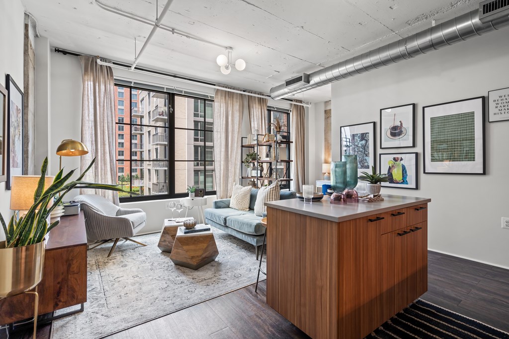 Photo of livingroom and dining room