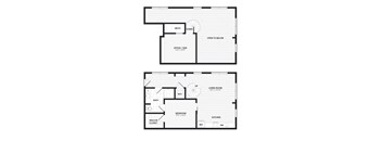a floor plan of a small house