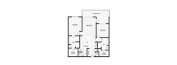 a black and white floor plan of a house