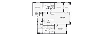 a floor plan of a house