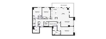 a floor plan of a house