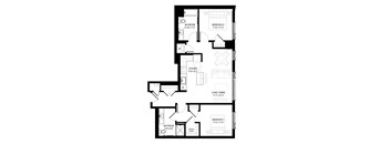 2 Bed/2 Bath-2.2D