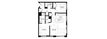 2 Bed/2 Bath-2.2E