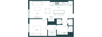 a blueprint of a floor plan of a house