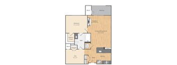 1 Bed/1 Bath Den-A3D-A9-A10