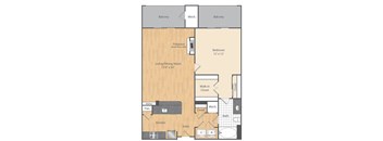 1 Bed/1 Bath-A4