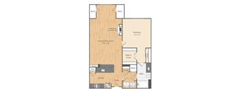 1 Bed/1 Bath-A4a