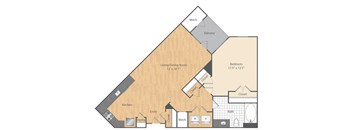 1 Bed/1 Bath-A8