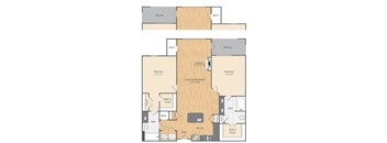 2 Bed/2 Bath-B2-B5-B7