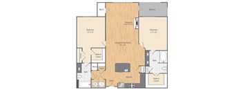 2 Bed/2 Bath-B3-B8-B9