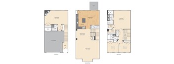 3 Bed/2.5 Bath Townhome-C1THa