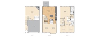 3 Bed/2.5 Bath Townhome-C2THa