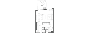 a floor plan of a house