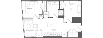 1 Bed/1 Bath - AD7B