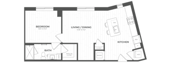 A map of a property with various labeled areas.