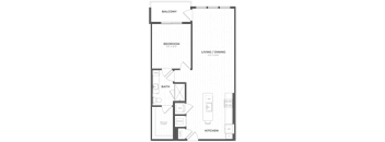 A floor plan of a building with rooms labeled in a foreign language.