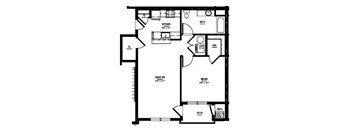 a schematic of a floor plan of a house