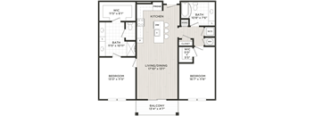 2 Bed/2 Bath-D4