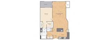 1 Bed/1 Bath-A6