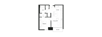 1 Bed/1 Bath-B2.1