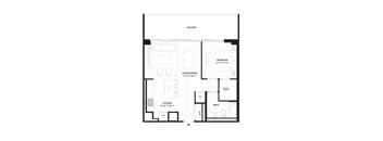 1 Bed/1 Bath-A1