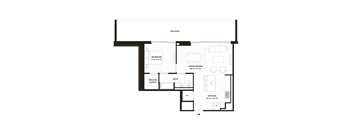 1 Bed/1 Bath-A2