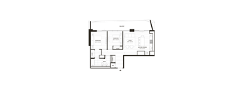 2 Bed/1 Bath-B13