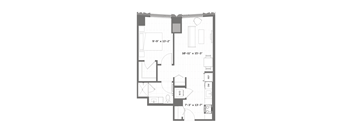 a floor plan of a small apartment