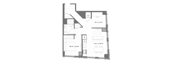a floor plan of a small apartment