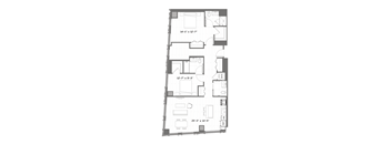a floor plan of a small apartment