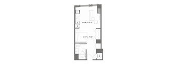 a floor plan of a small apartment