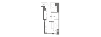 a floor plan of a small apartment