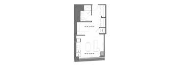 a floor plan of a small apartment