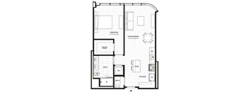1 Bed/1 Bath-A12