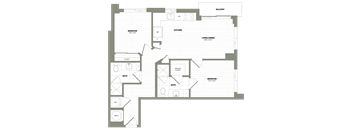 a floor plan of a house