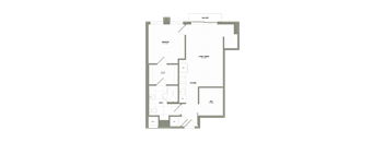 a floor plan of a room