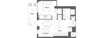 a floor plan of a house
